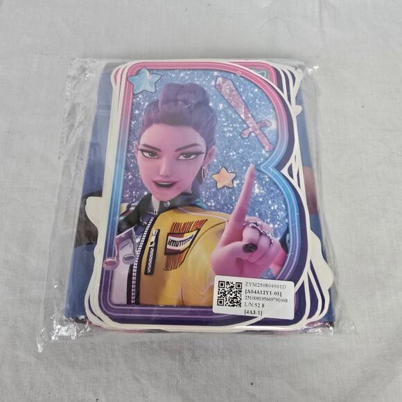 K Pop Demon Hunters Happy Birthday Party Supplies New Sealed - Picture 2 of 7